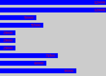 Graph of Chief Executive Officer salary data