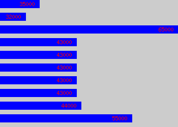 Graph of Senior It Auditor salary data